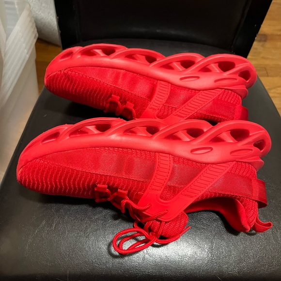 Red Women's Sneakers - Picture 6 of 6